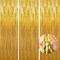 3-Pack Gold Foil Fringe Curtains 3.3x9.9ft Birthday Party Backdrop Decorations